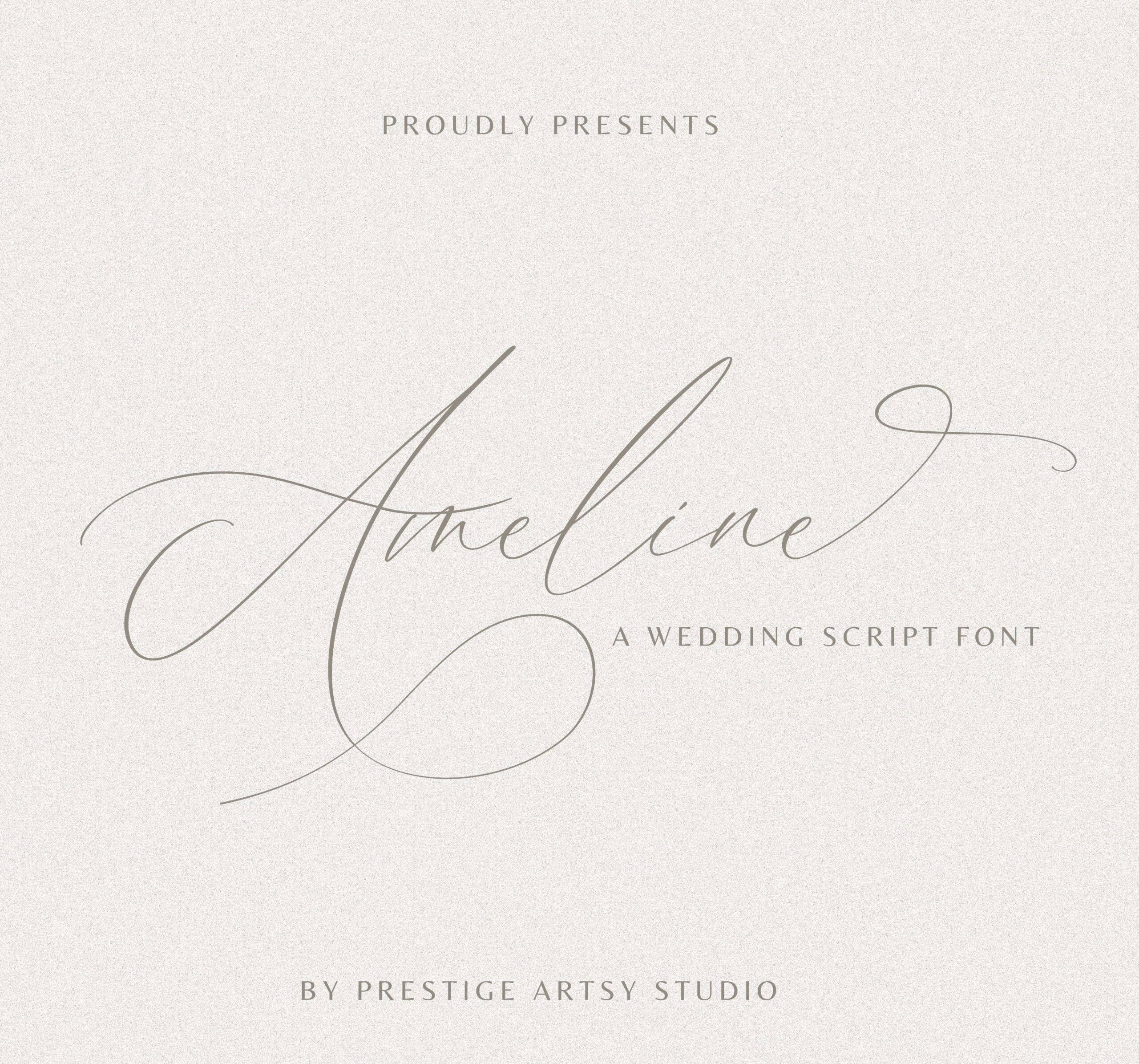 Elegant Cursive Calligraphy Font – Handwritten Script for Wedding, Cricut & Canva • Digital Download
