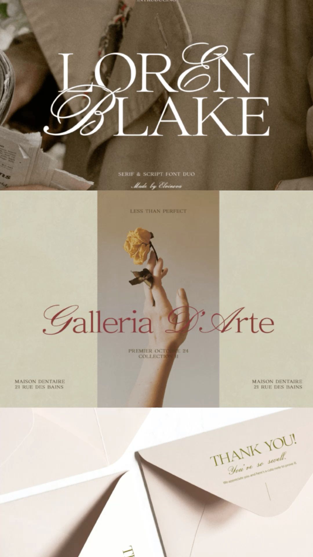 Loren Blake Duo Font