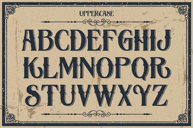Vintage Fonts: 10 High-Quality Old Fashioned Styles.