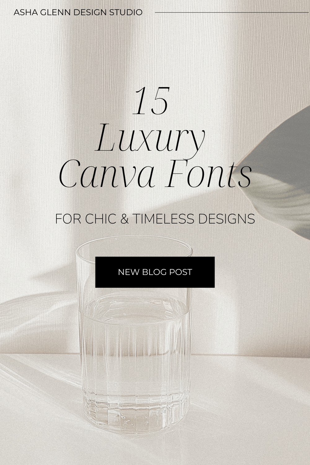 Elegant Serif Fonts in Canva: Perfect for Website & Logo Design