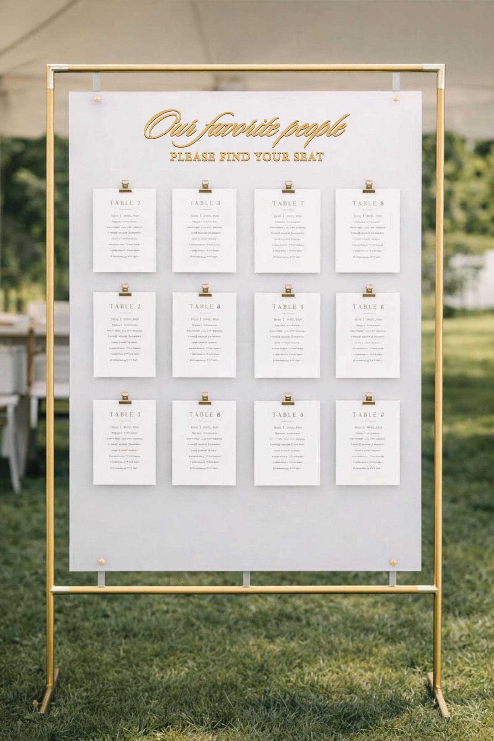 Our Favorite People Please Find Your Seat Lettering Cutouts ONLY, Wedding Seating Chart Sign Letters, Rustic Wedding Decor, Wooden Words — Etsy