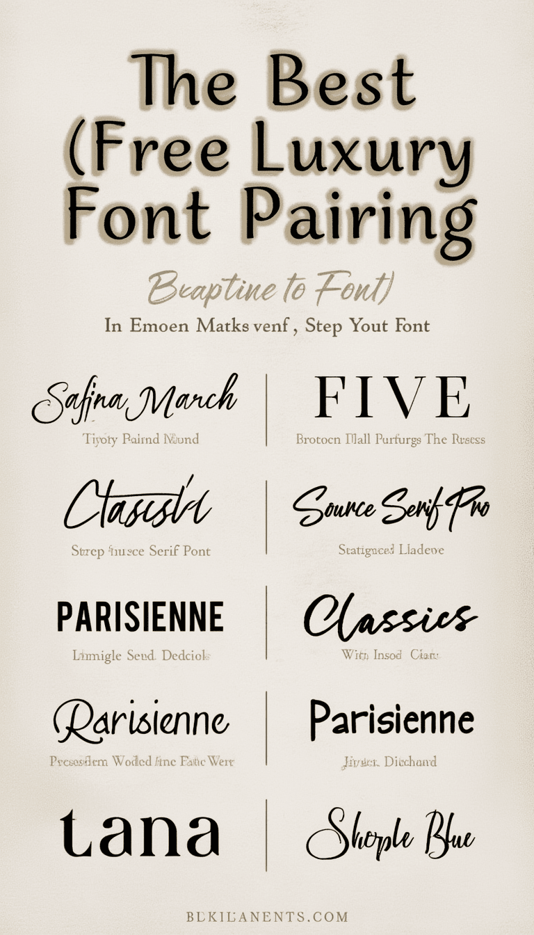 Romantic Script Fonts for Weddings and Luxurious Design⭐