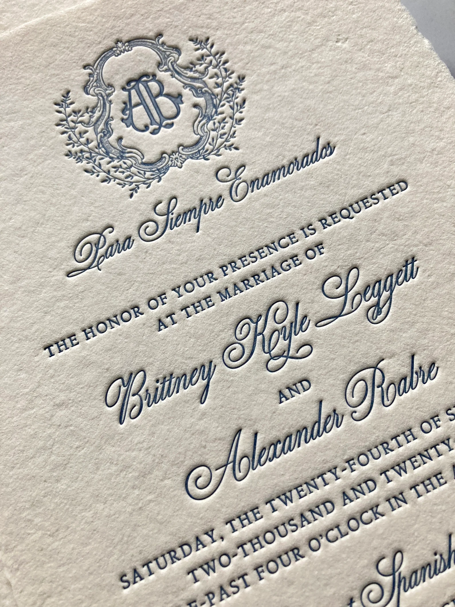 Unique Artisan Letterpress Invitations — Perfect for Your Special Occasion