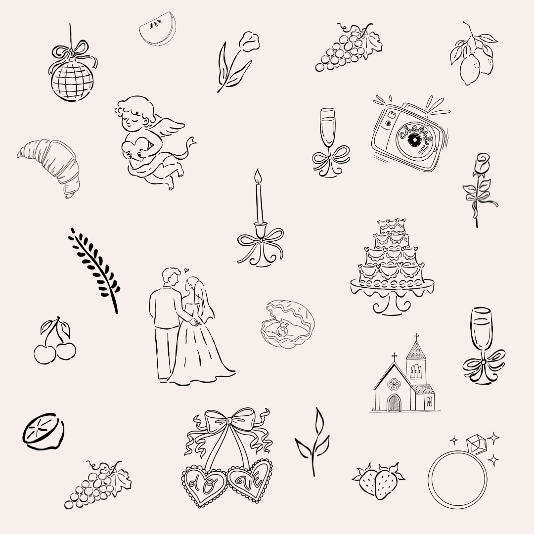 Handwritten Whimsical Table Numbers — 10