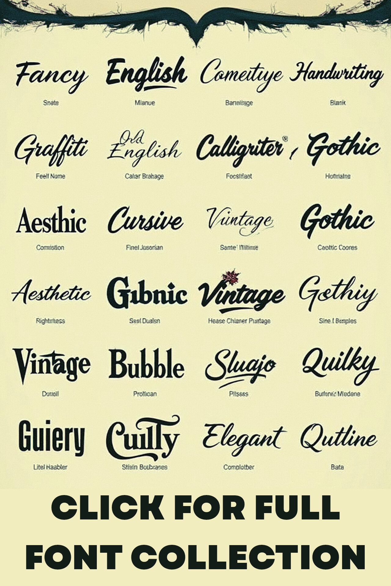 Timeless Art Deco & Elegant Antique Typefaces