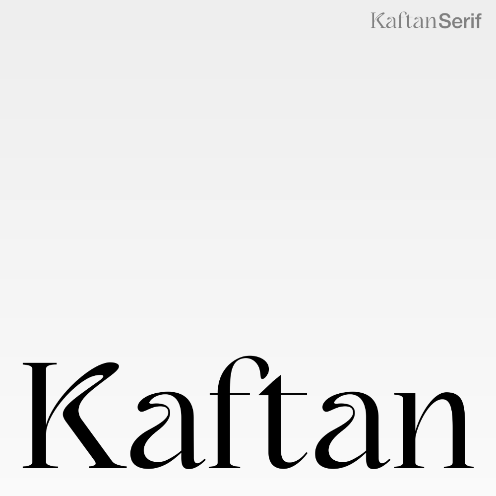 10 Kaftan-Serif by Victor Bartis