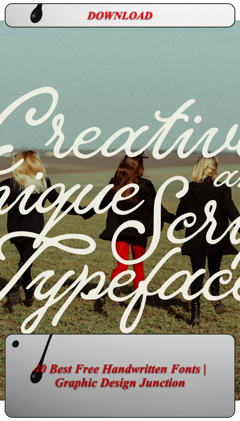 40 Best Free Handwritten Fonts | Graphic Design Junction