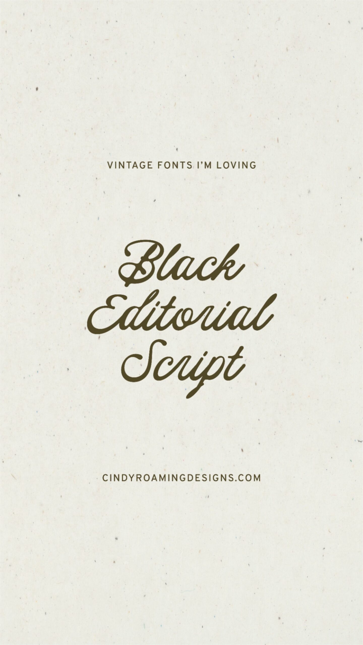 Vintage Fonts I’m Loving Recently (Perfect for Branding + Design)