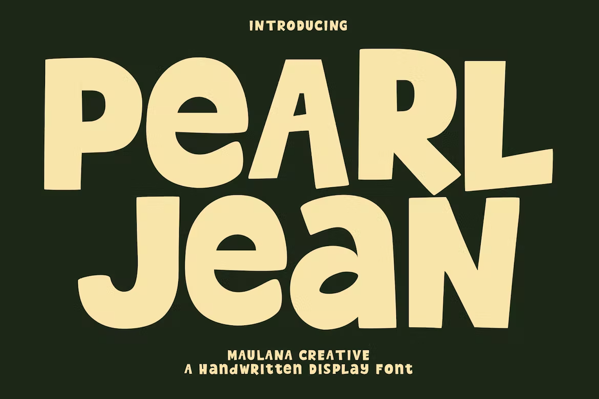 Elegant Pearl Jean Script Font