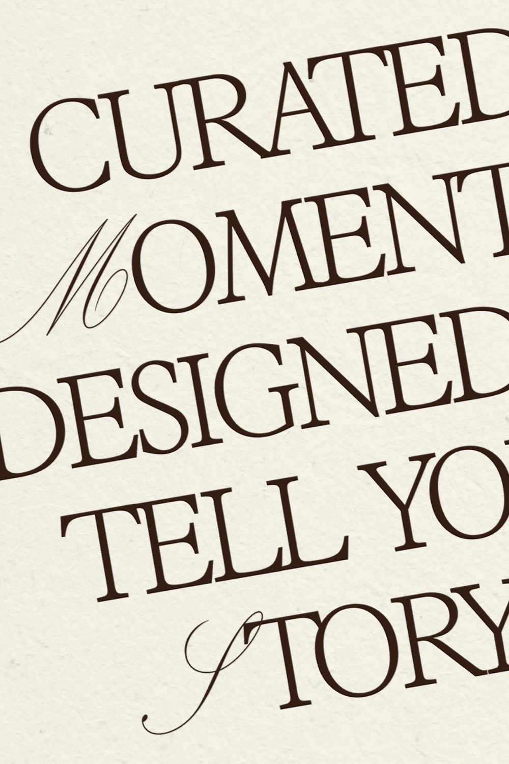 Typography Suite for a Custom Brand Design | By Howdy Studio