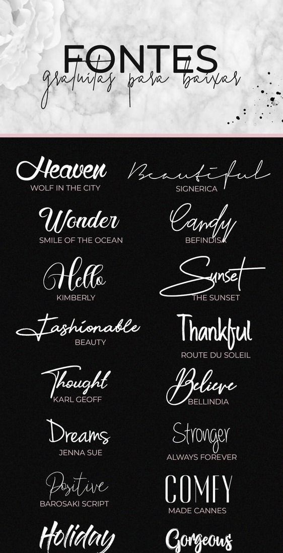 20 fontes gratuitas para download — Apenas Detalhes Handwriting fonts logos #han