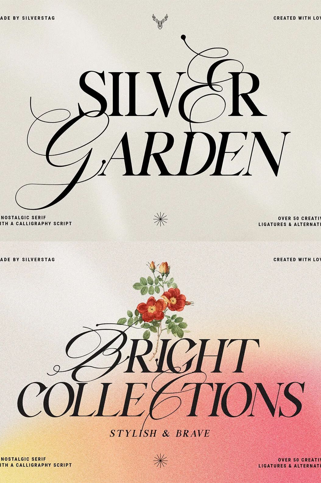Silver Garden Font — Siteoutsite