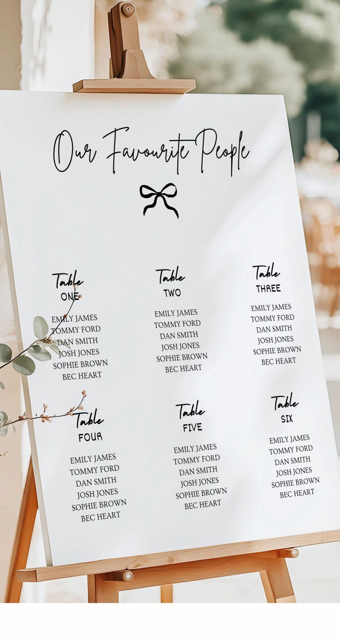 Minimalist Wedding Seating Chart Template Modern Wedding Seating Plan Sign Custom Wedding Table Assignment Editable Canva Design Printable — Etsy