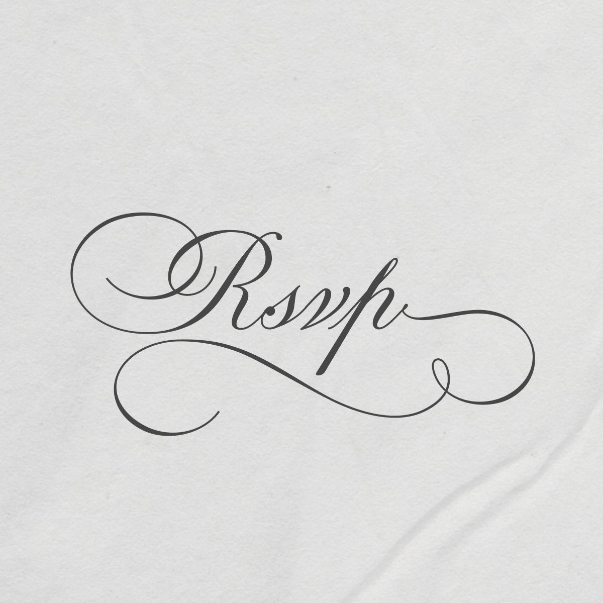 🎉 FREE Elegant Calligraphy RSVP Design