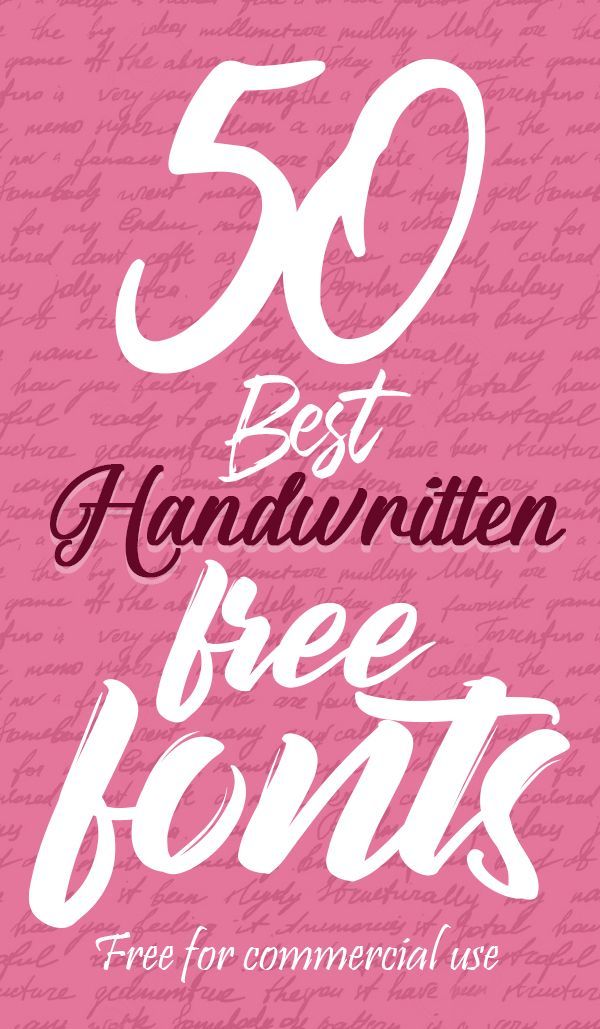 40 Best Free Handwritten Fonts | Graphic Design Junction