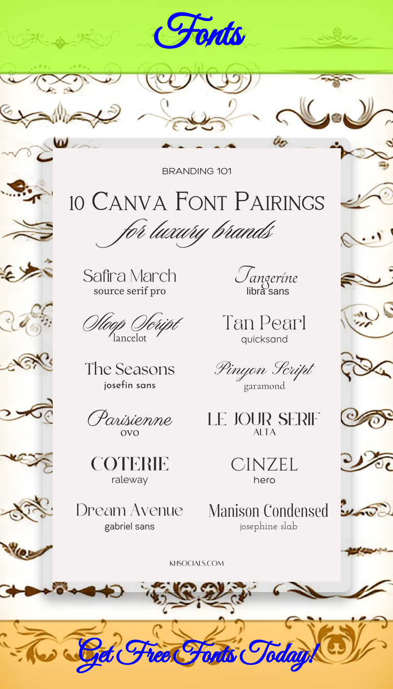 Elegant Wedding Fonts for Invitations and Hand Lettering