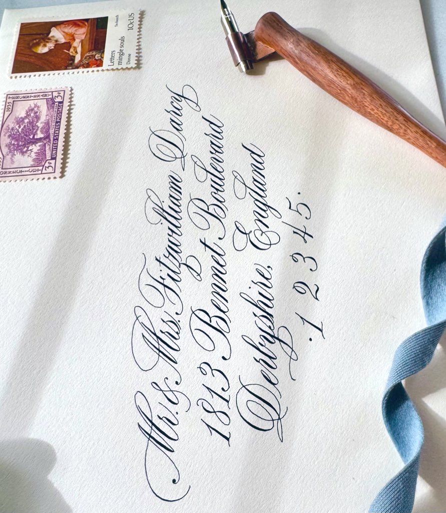 Envelope Calligraphy for Weddings
