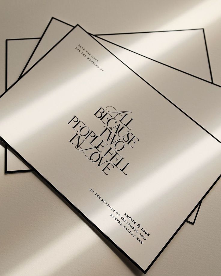 Timeless, elegant, and oh-so-chic—this is the wedding stationery your gues… in