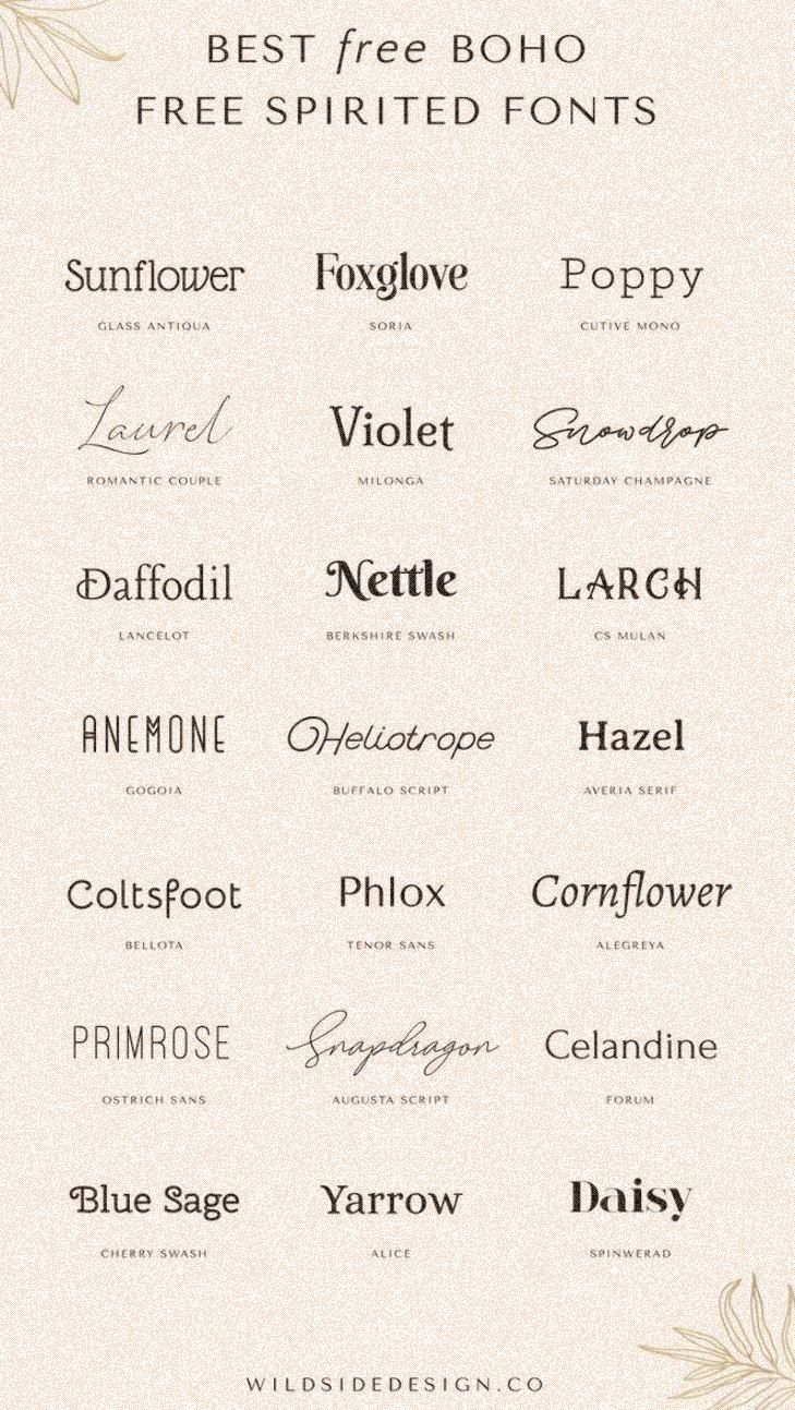 Elegant Canva Fonts — Best Canva Free Fonts