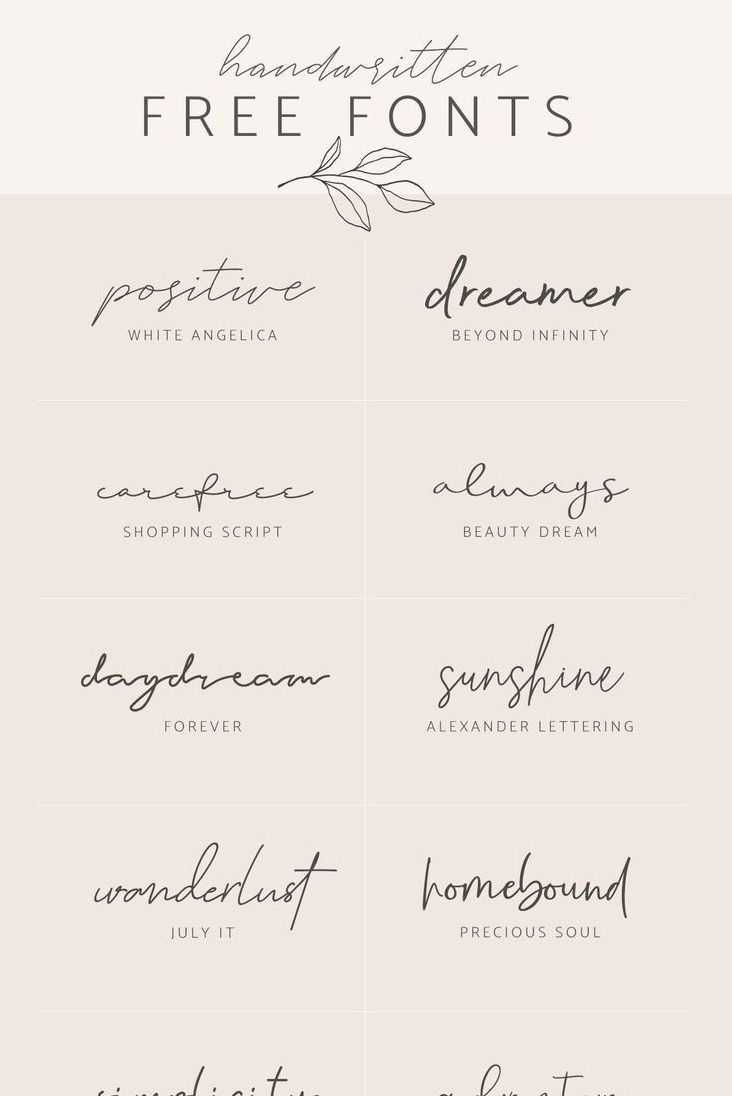 Tatoeage Lettertypes