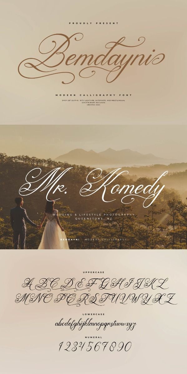 Bemdayni | Modern Calligraphy Font