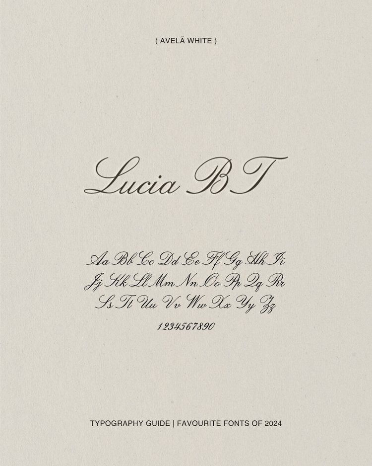 Our Favourite Fonts of 2024: A Curated Collection for Wedding Design — Avelã White | Wedding Website Design, Digital Wedding Stationery, Web Design and Branding for Wedding Professionals