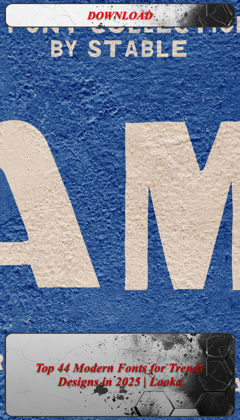 Top 44 Modern Fonts for Trendy Designs in 2025 | Looka