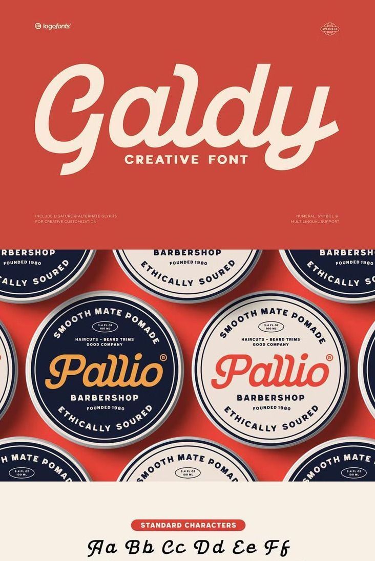 100% Galdy: Vintage Script & Handwritten Font 100% Free
