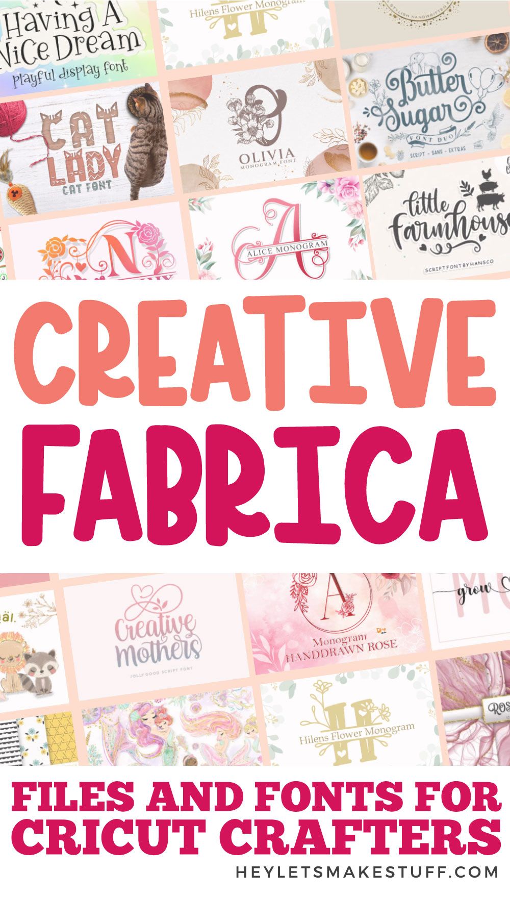 Files & Fonts for Cricut Crafters