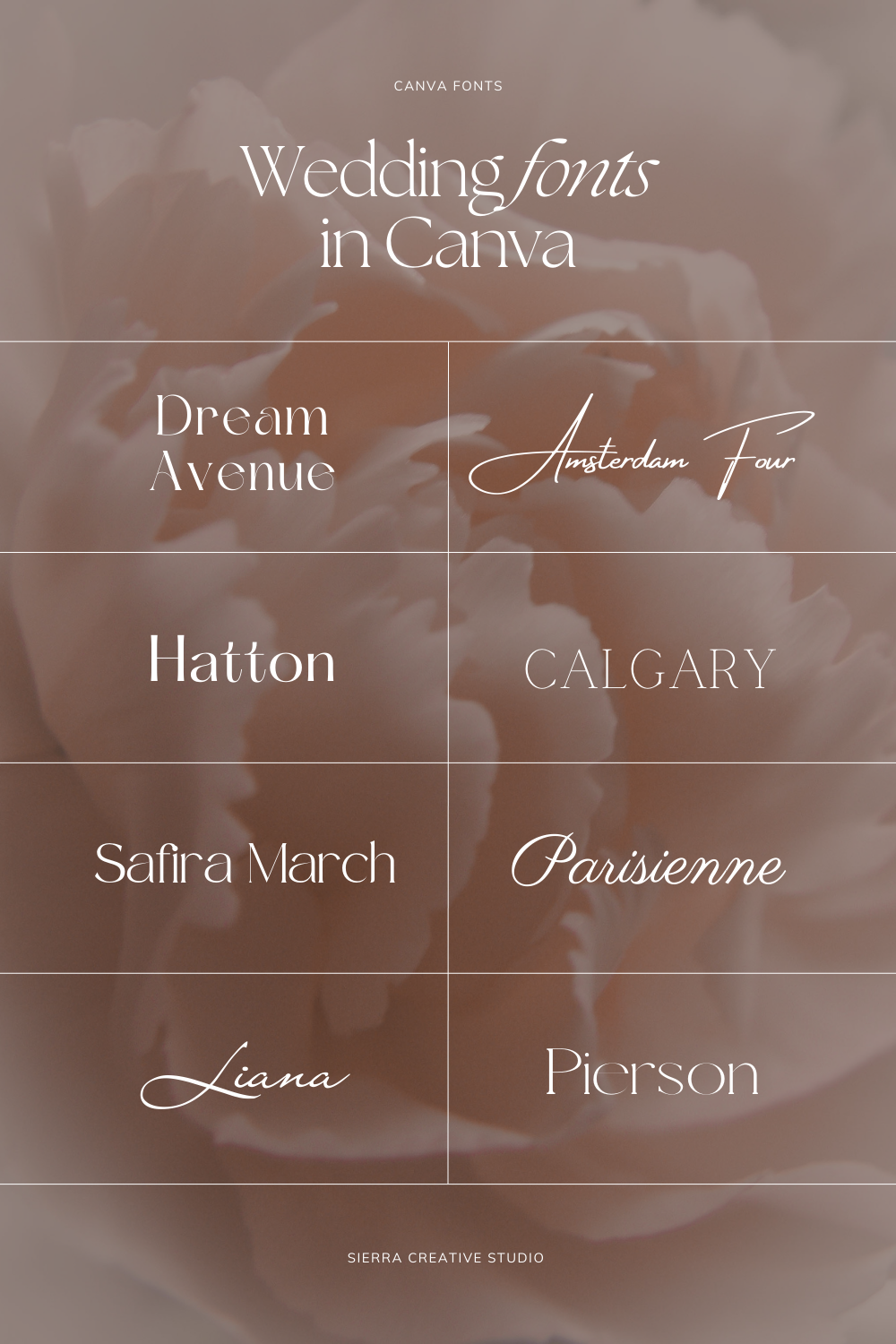 Dream Wedding Fonts: Canva’s Best