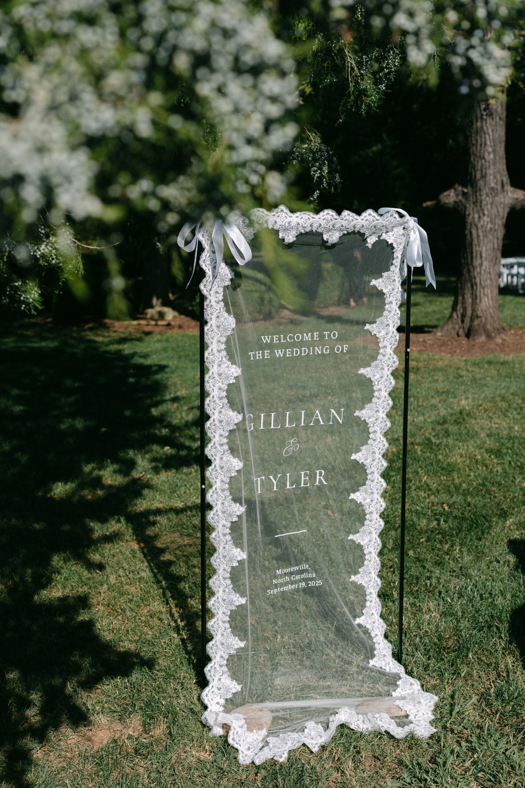 Custom wedding sign