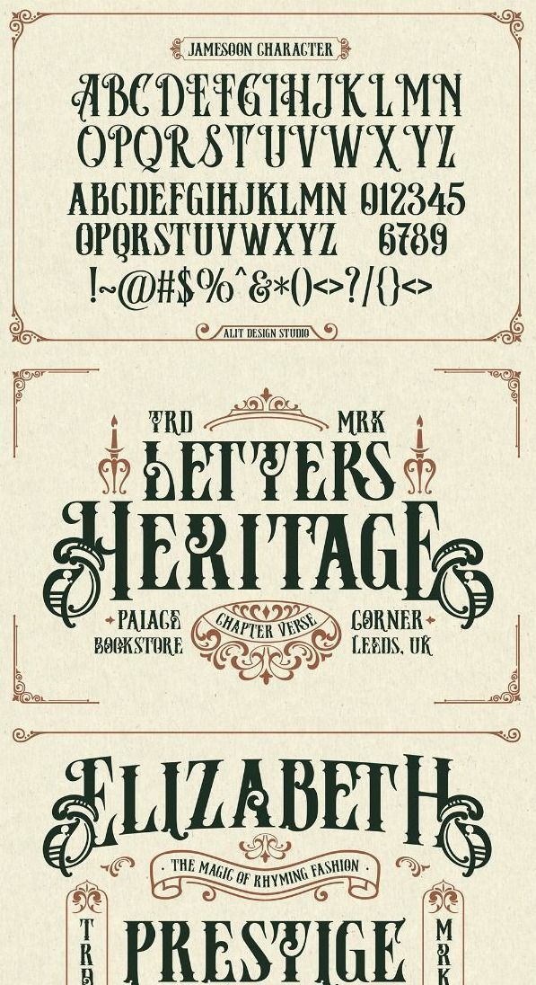 Jamesoon Victorian Typeface🔷