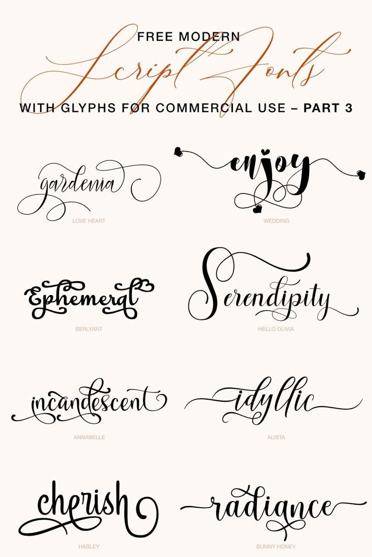 Free Modern Script Fonts With Glyphs For Commercial Use – Part 3