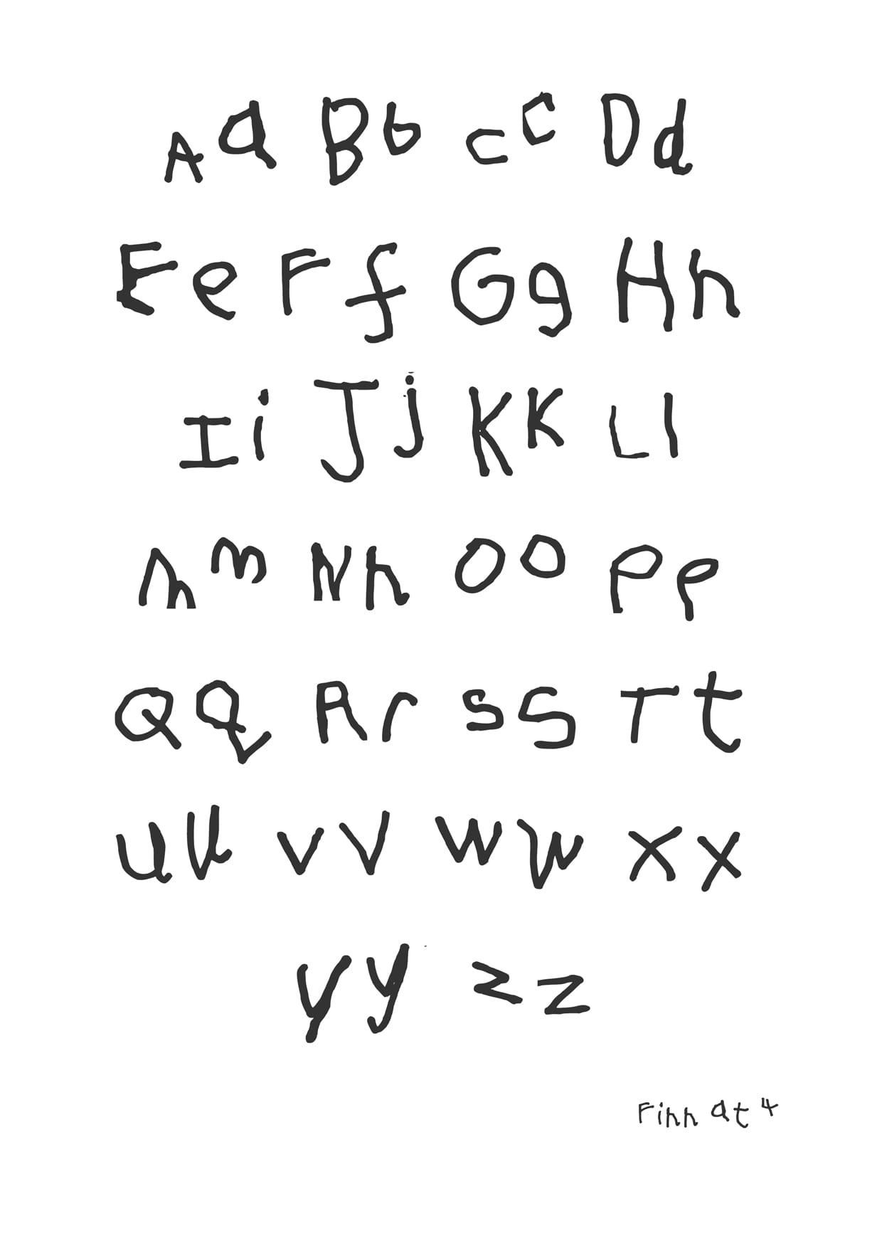 Minimalist’ Artwork & Font Package — A3 / Print