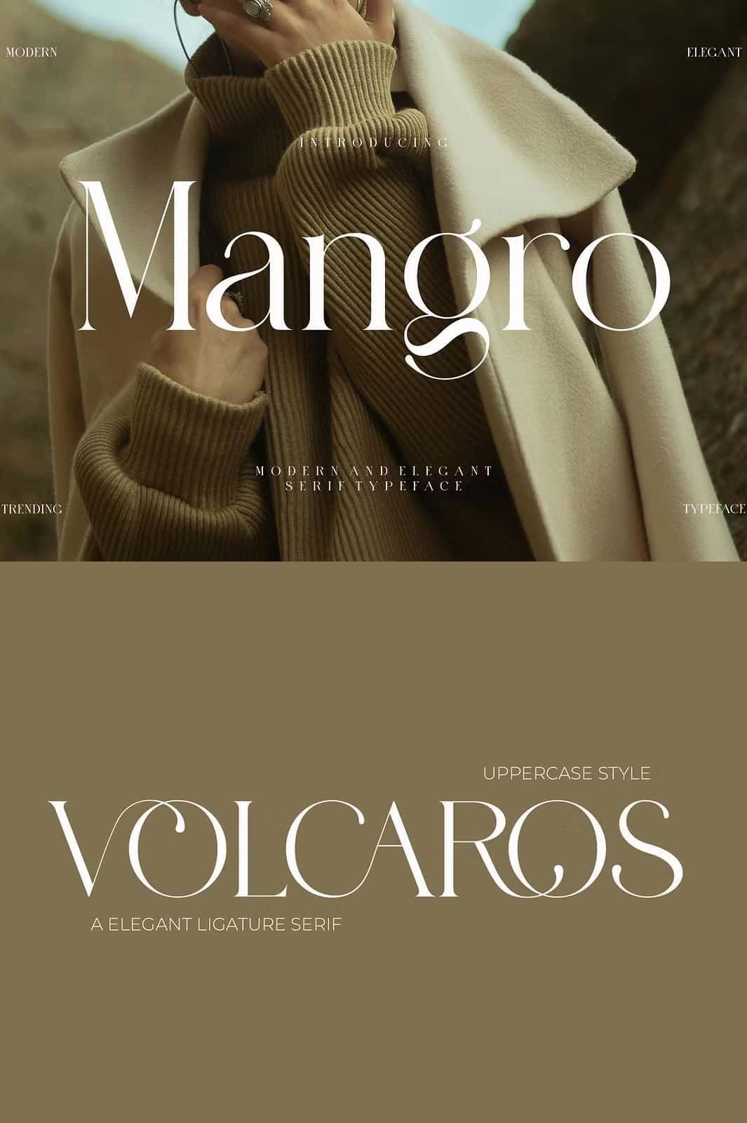 Mangro Elegant Serif Typeface — Leasted — Graphics Template Resources