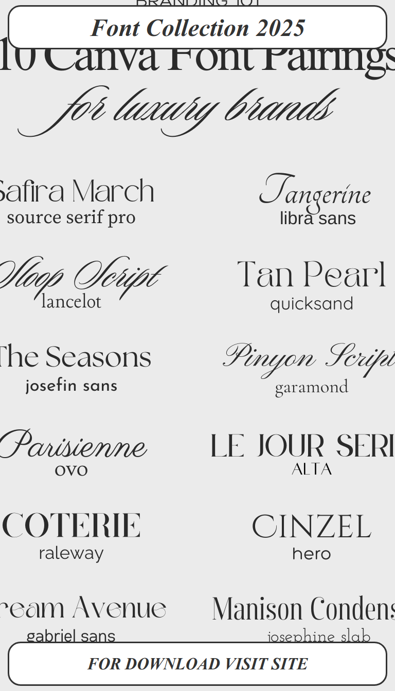 The ultimate branding fonts for creating memorable logos that stand out