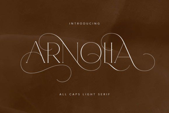 Arnolia Font by baletype · Creative Fabrica