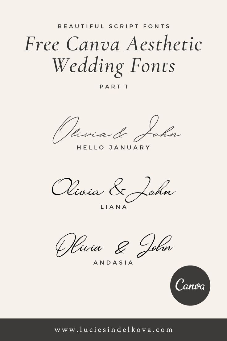 Best Wedding Font |