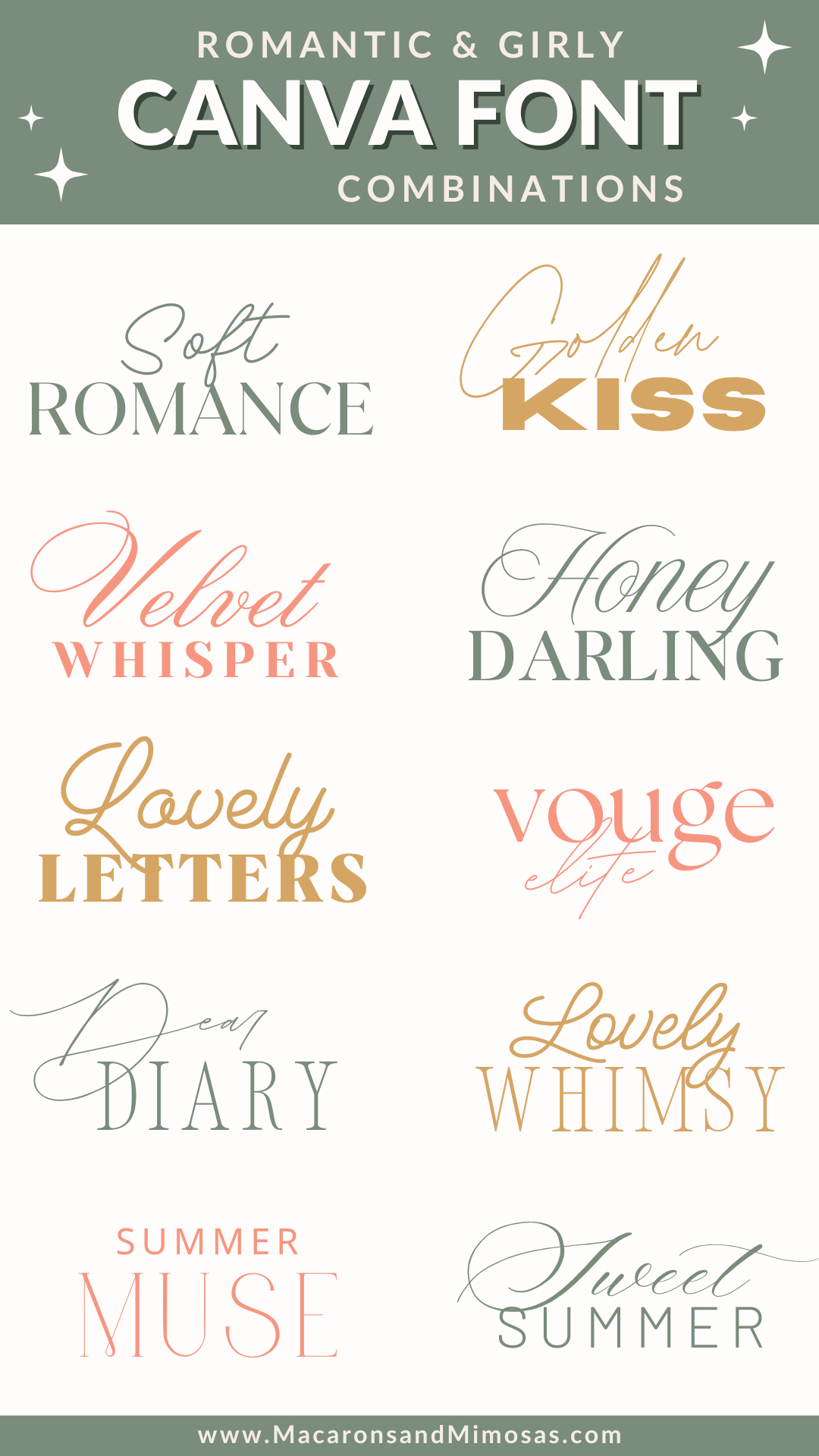 The Ultimate Guide to Canva Font Combinations — Free Download