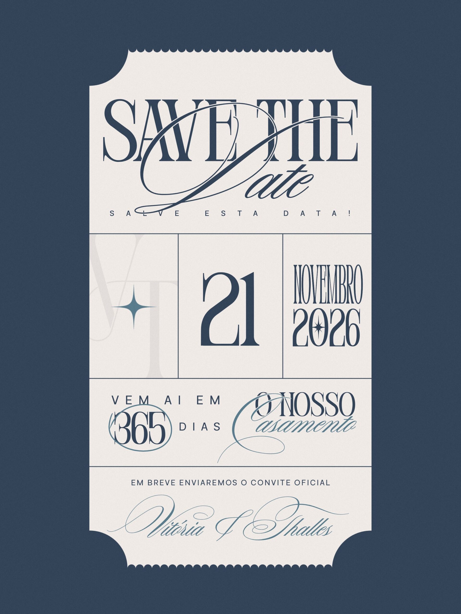 My Save The Date — by: @byaaes on instagram