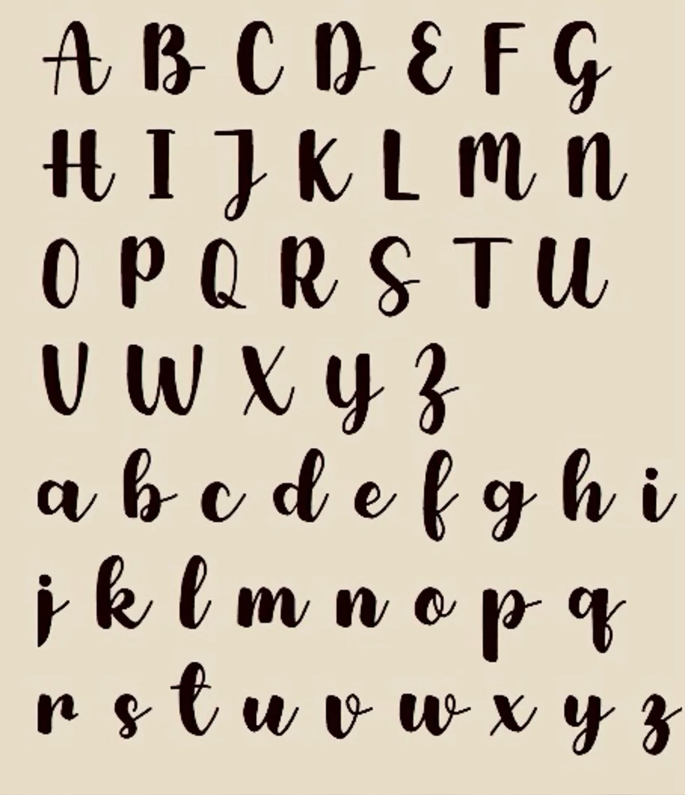 Alphabet Font