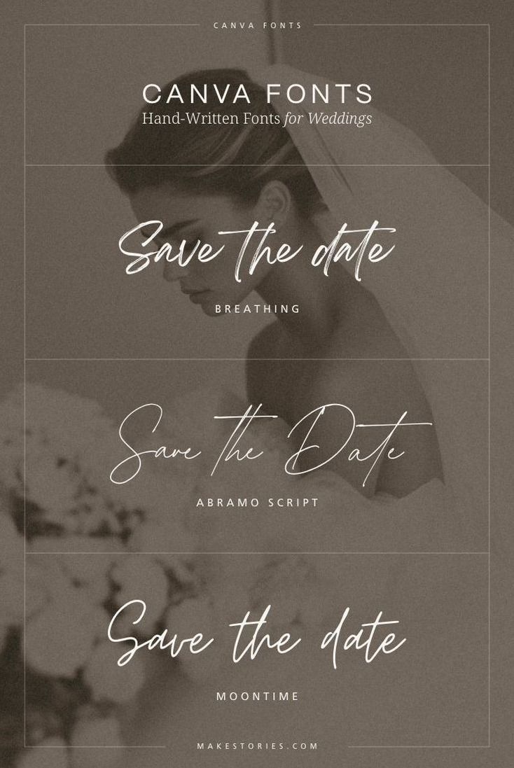 Best Canva Fonts for Wedding Invitations