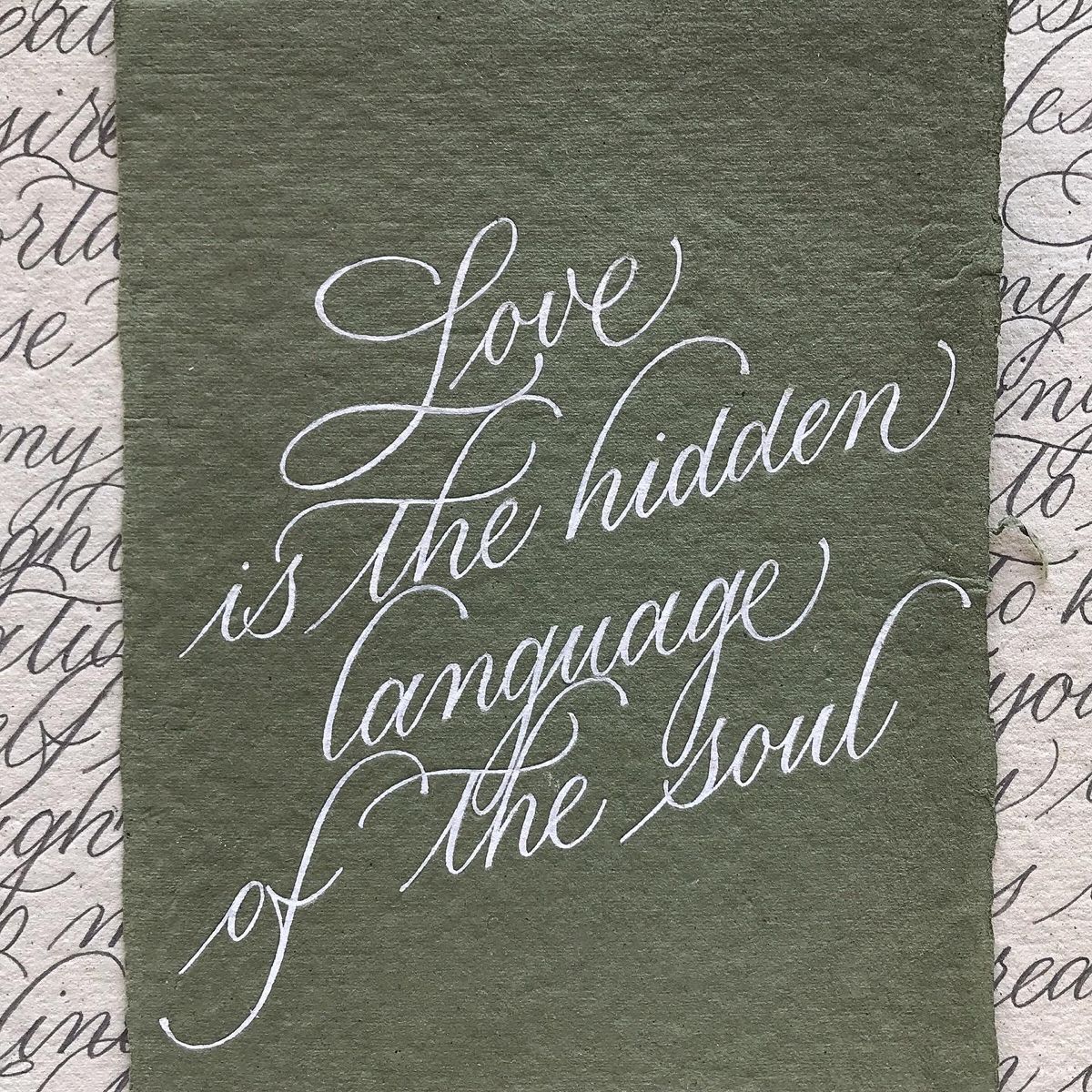 Calligraphy by Elena Zubko