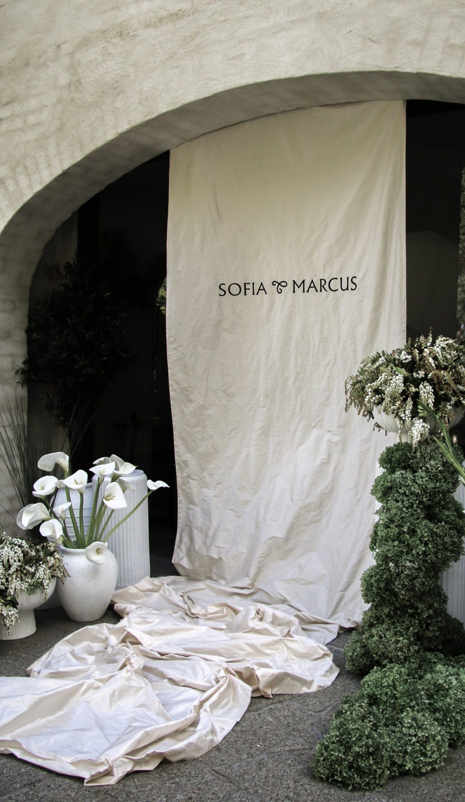 Silk Signage — ESTHETIC BRIDE