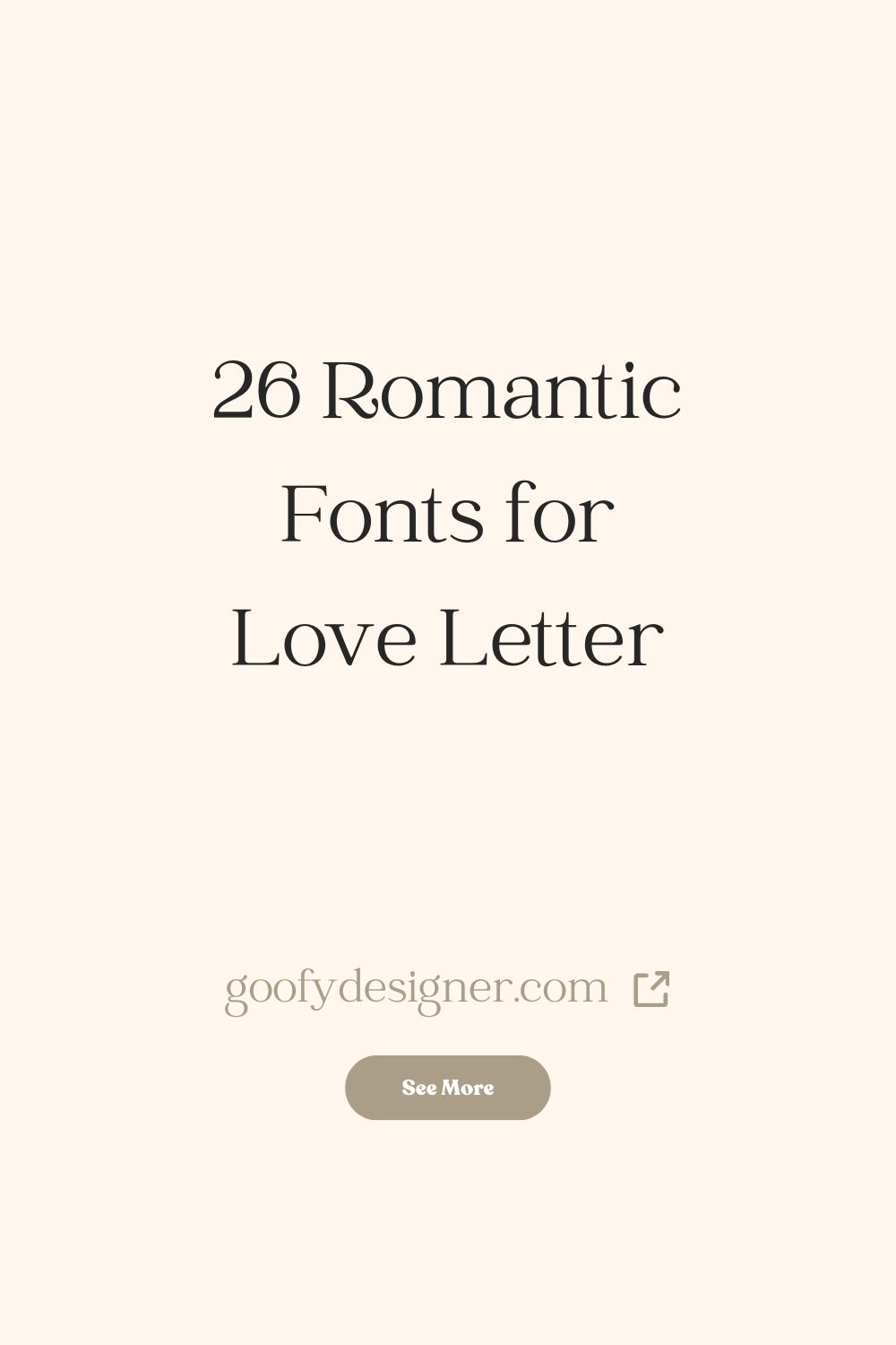 26 Romantic Fonts for Love Letter