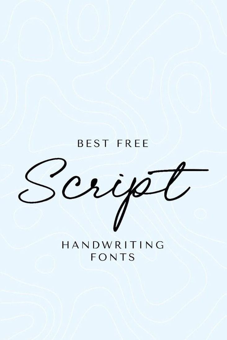 The Best Free Script Handwriting Fonts
