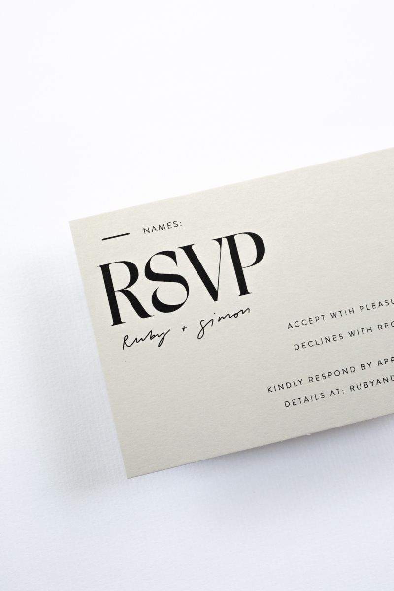 modern wedding invitations