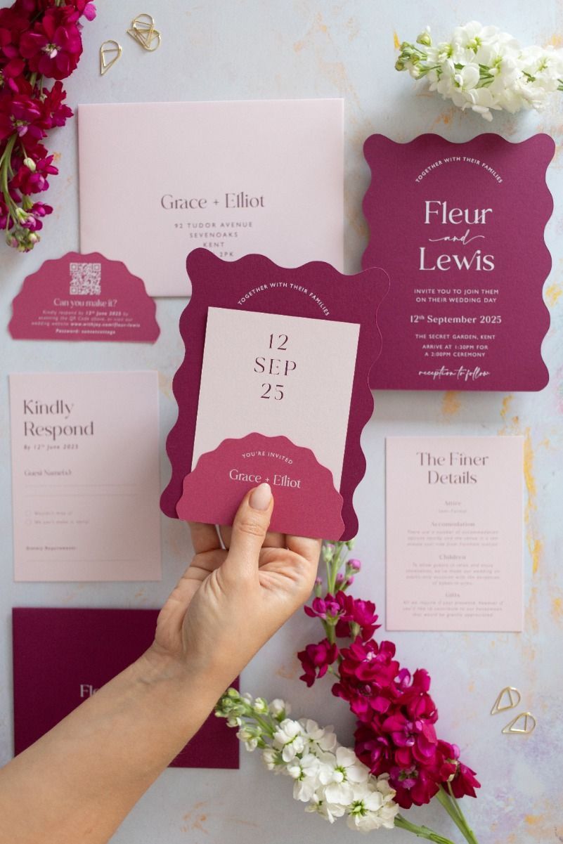 Romantic Wedding Invitation Suite — Florence Paperie