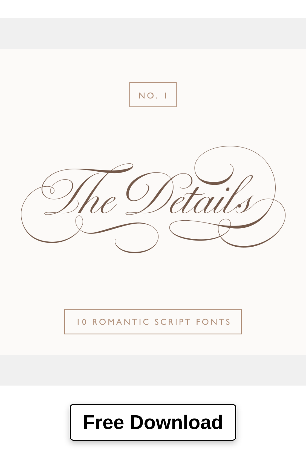 The Details — Script Wedding Font by Blessed Print