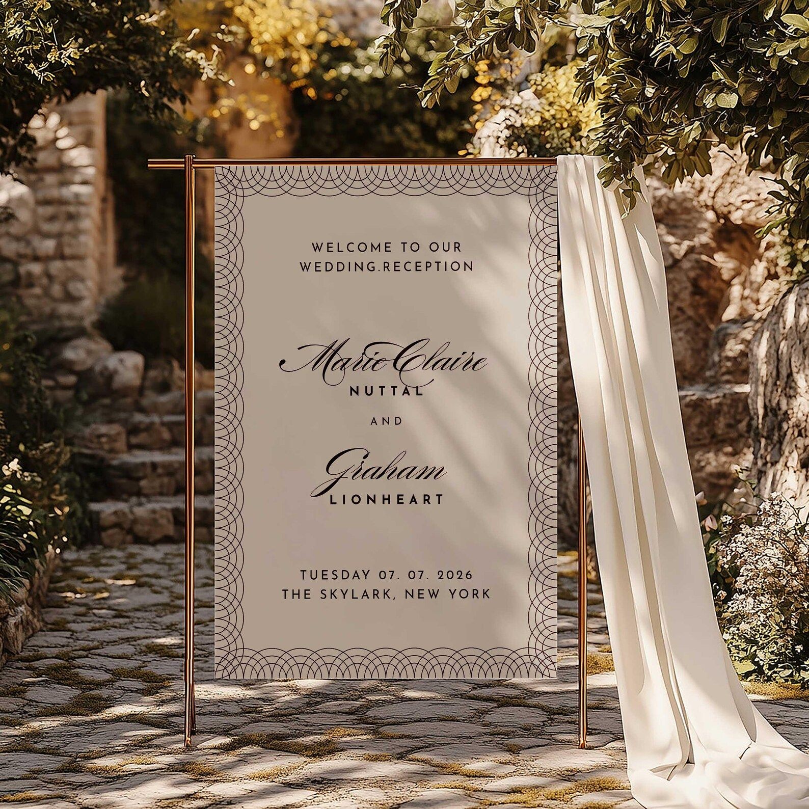 Old Money Wedding Signage, Luxury and Elegant Welcome Sign / Bordeaux Red — Etsy